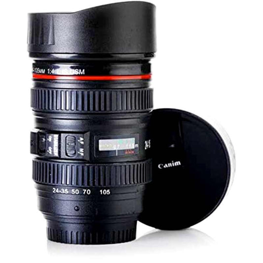 Camera lens coffee mug