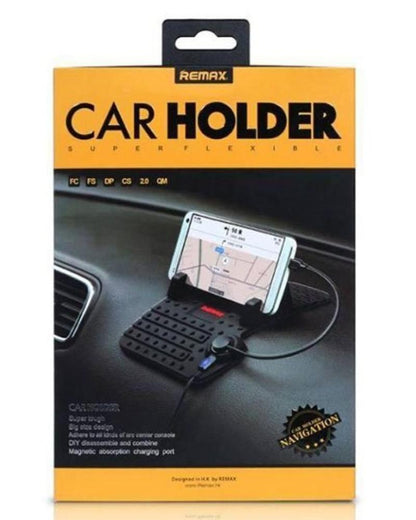 Universal mobile car phone holder and charger