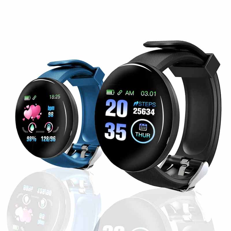 D18 Fitness Bracelet Blood Pressure Bluetooth Heart Rate Monitor