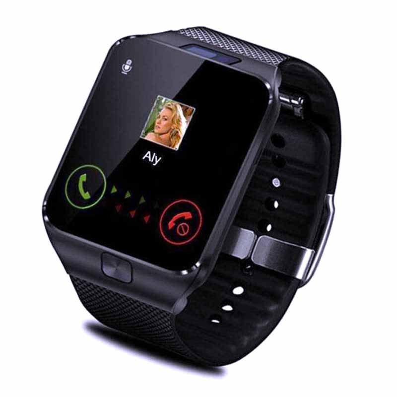 Smart mobile watch dz09 gsm sim card with camera and  memory card slot