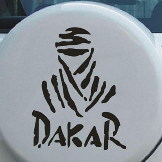 Car styling classic personality dakar stickers black