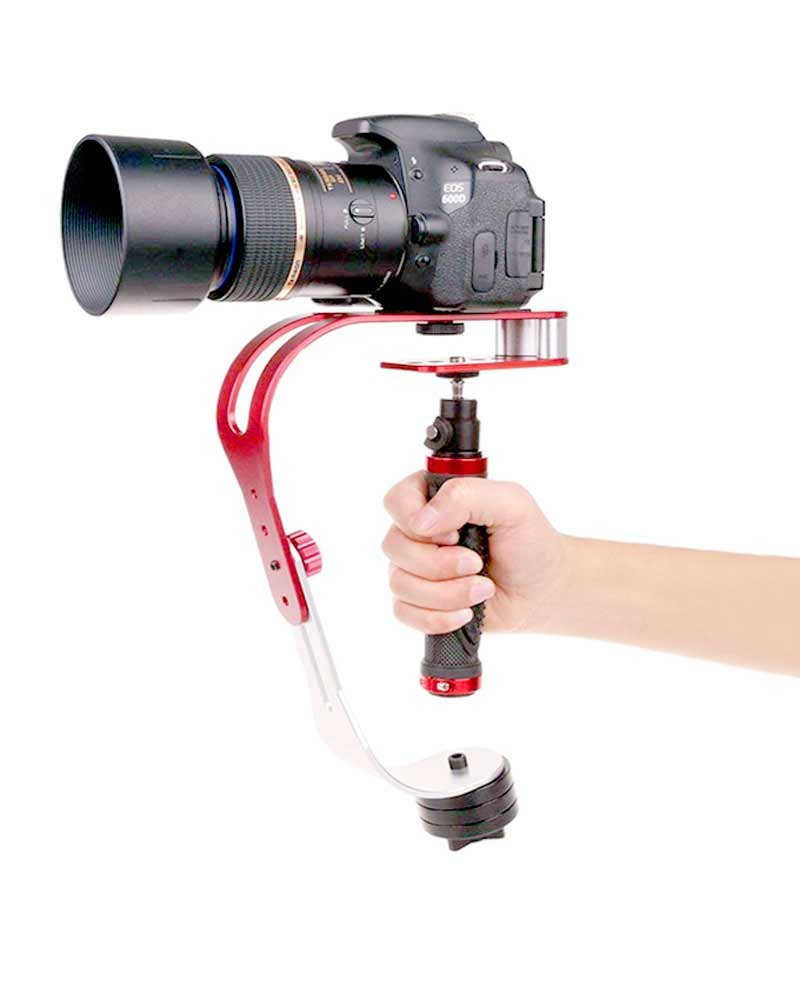 Debo uf-007 handheld video stabilizer for dslr camera camcorder and mobile - black