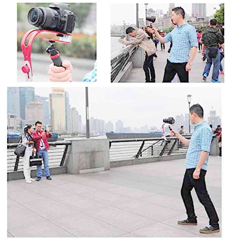 Debo uf-007 handheld video stabilizer for dslr camera camcorder and mobile - black