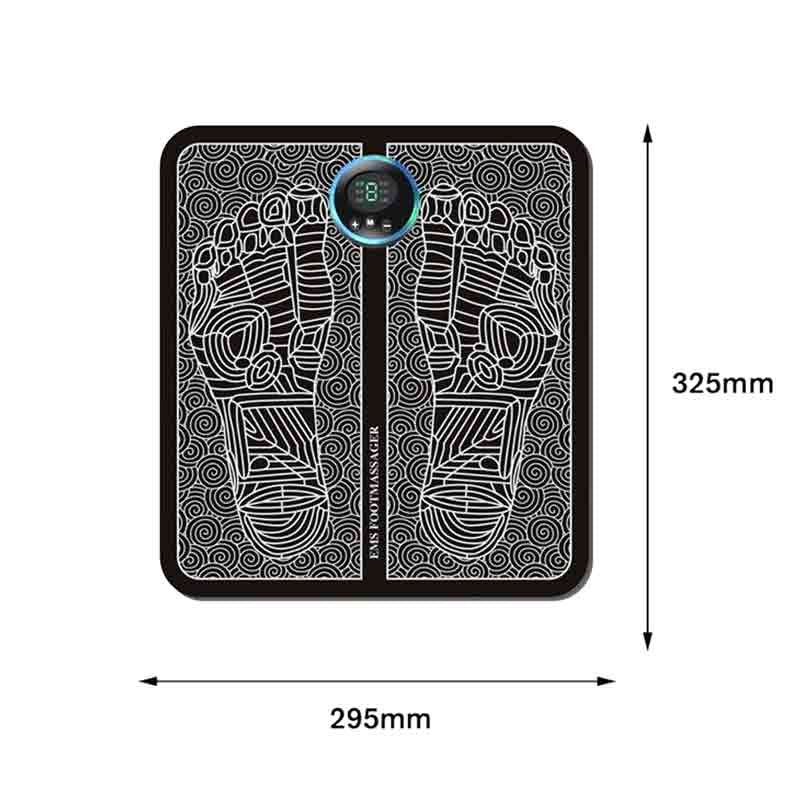 Ems foot massager pad portable foldable massage pad improve blood circulation relief pain relax feet