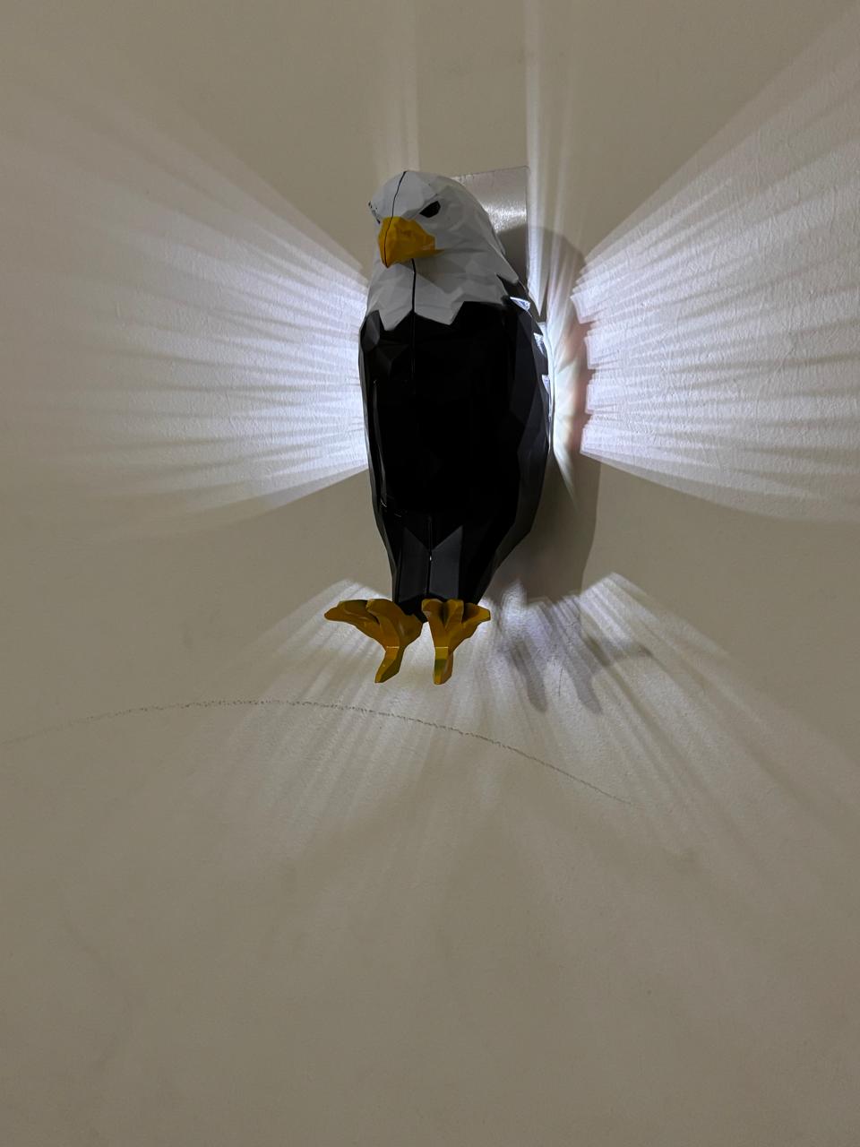 Eagle wall lamp box packing with remote
