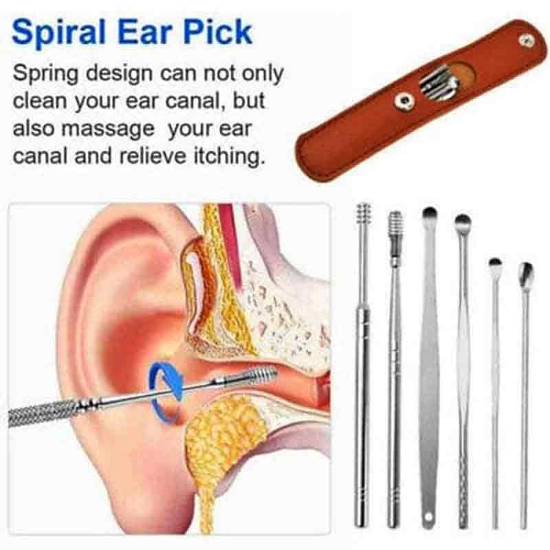 Ear Wax Removal Ear Scoop Set 6 in 1