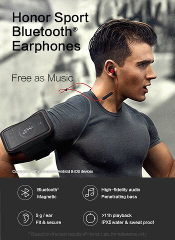 Honor sport bluetooth earphone