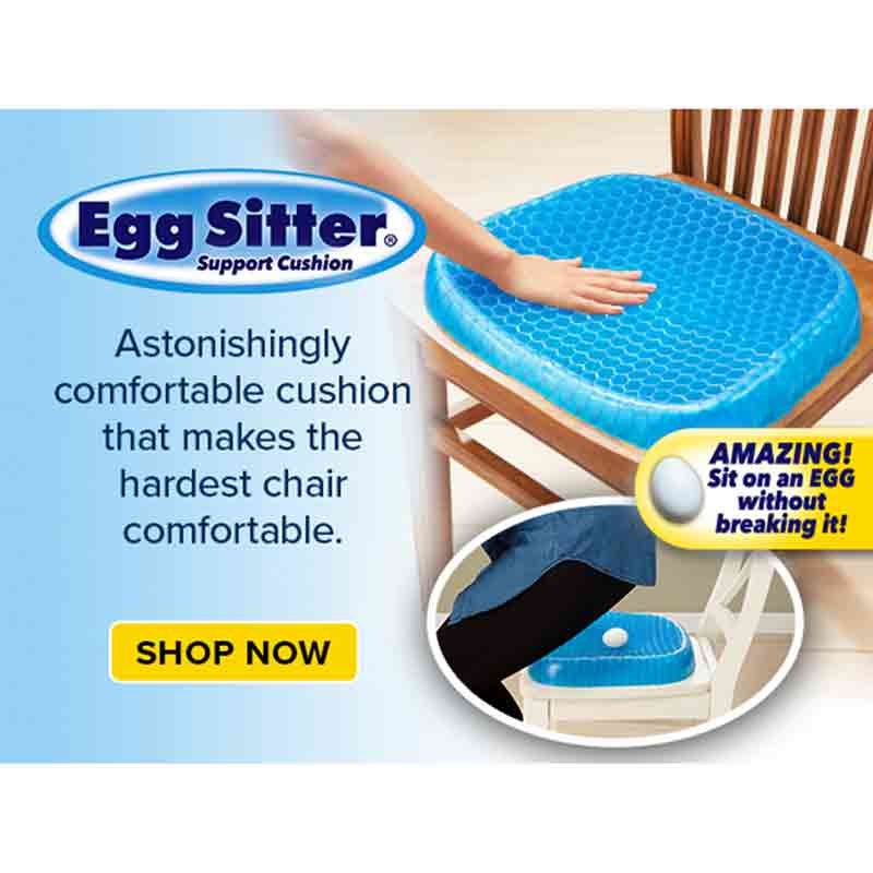 Egg Sitter Seat Cushion with Non-Slip Cover