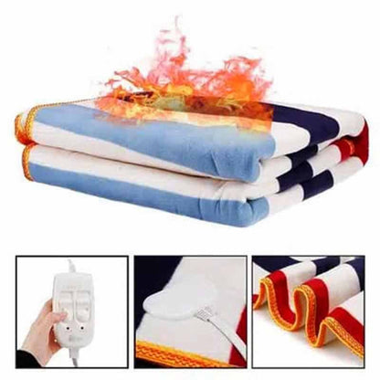 Electric heating blanket-single