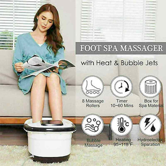 Foot Spa Massager 10 Roller