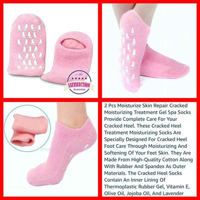 Moisturizing whitening exfoliating foot mask gloves & socks