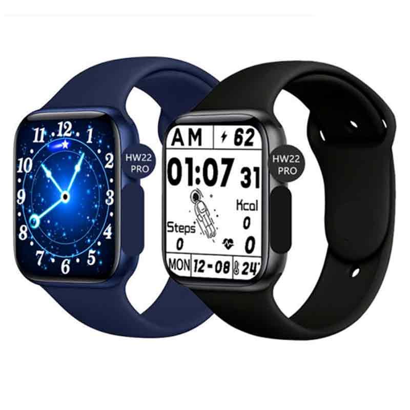 Hw22 original software smart watch 44mm size series 6 for apple watch men bluetooth call 1.75 inch