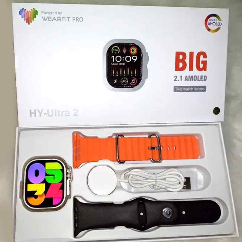 HY ULTRA 2  2 IN 1 SMART WATCH Wear Fit Pro