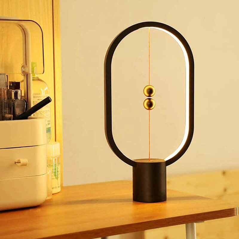 Heng balance lamp ellipse mini table lamp-black