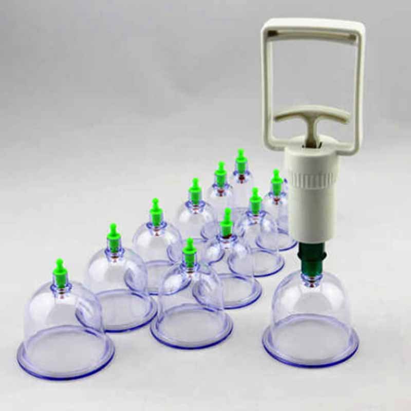 Hijama cups chinese vacuum cupping kit 12pcs