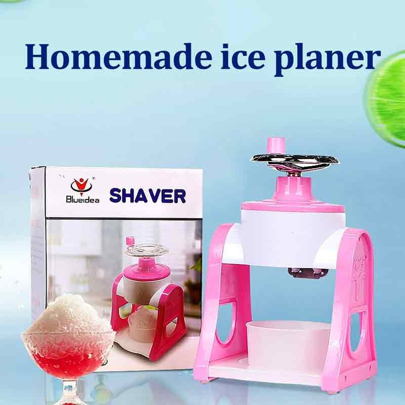 Portable manual ice crusher multi-function hand shaved ice machine bar