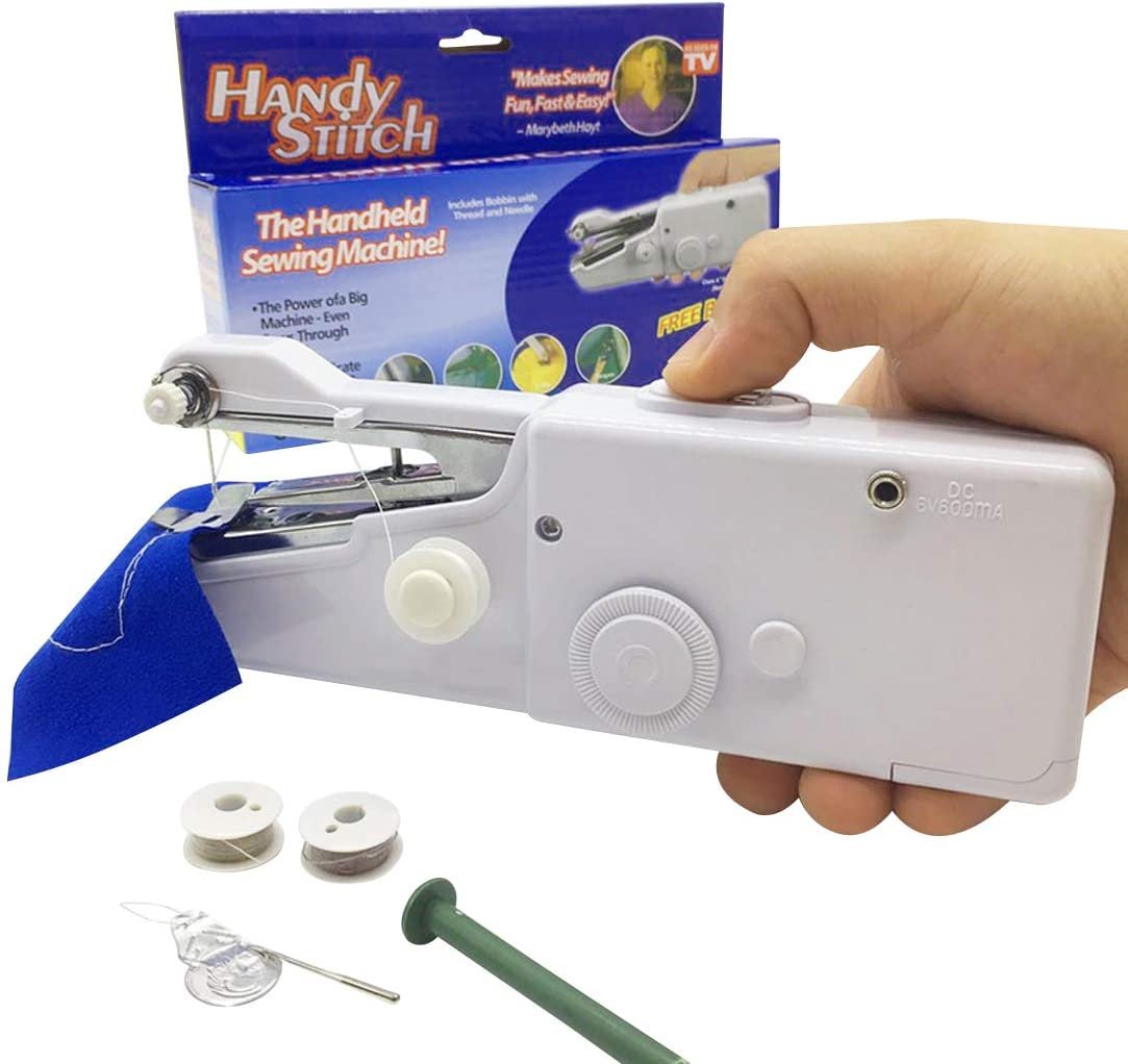 Handheld sewing machine