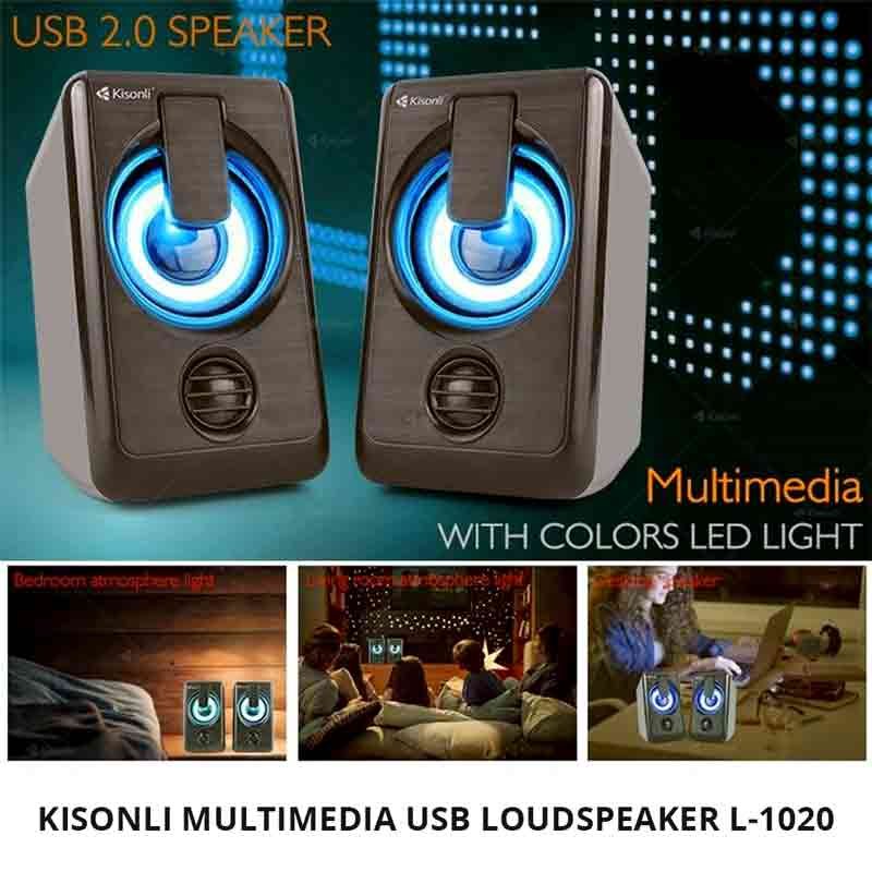 Kisonli multimedia usb loudspeaker l-1020