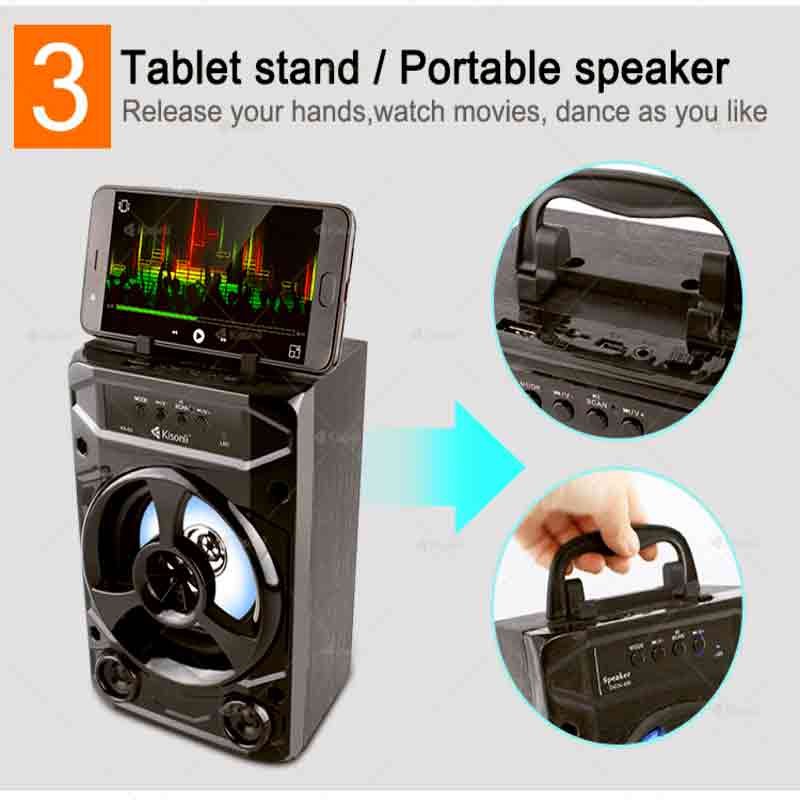 Kisonli kk-02 wireless bluetooth speaker phone holder