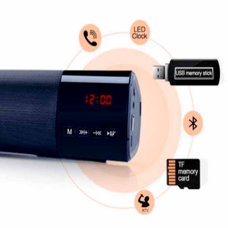 Kisonli wireless bluetooth clock speaker led-800