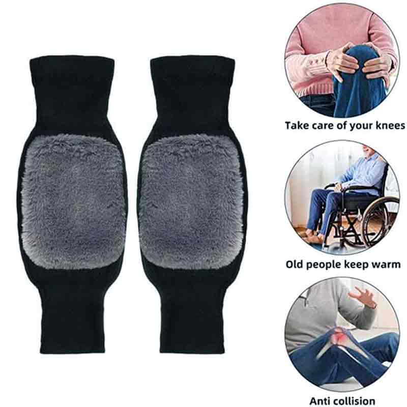 Cashmere Knee Warmers Knee Pads for Pain Relief Winter Comfort for Men & Women