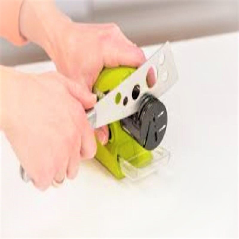 Swifty sharp cordless motorized knife sharpener