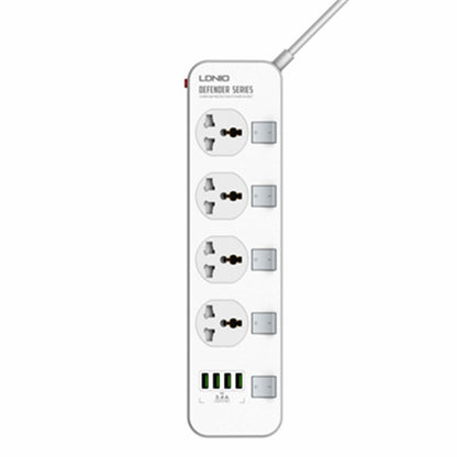 LDNIO SC4408 4 AC Outlets Universal Power Strip