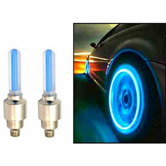 Led Flash Tire Wheel Valve Cap Light Pack Of 2