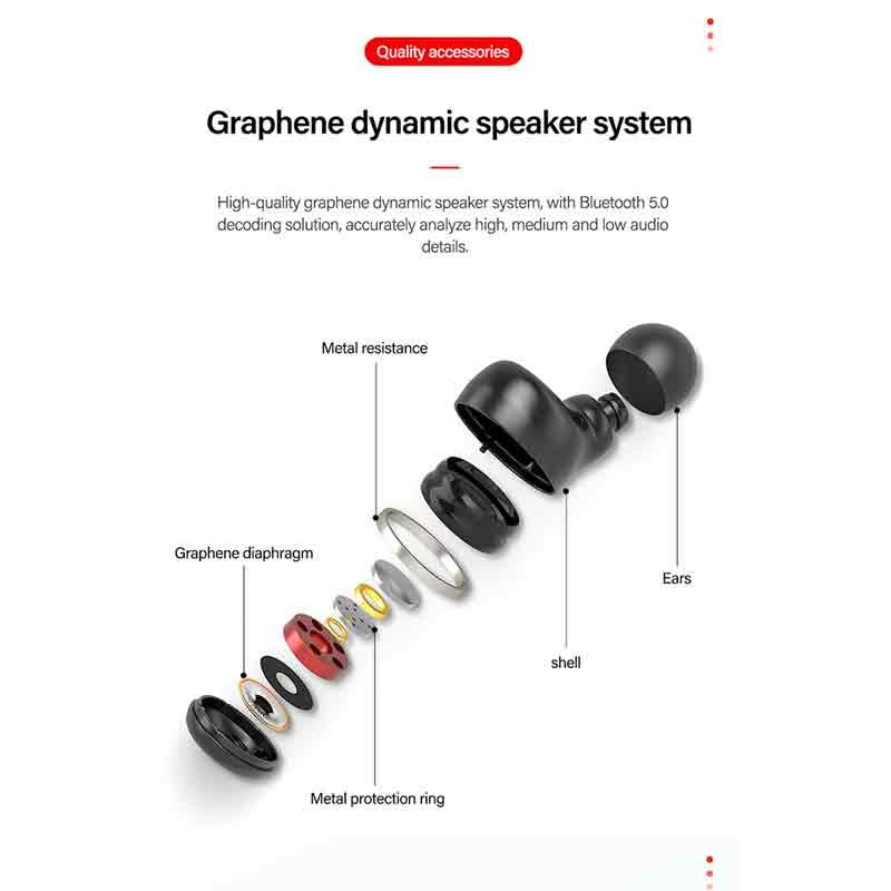 Lenovo h301 tws wireless earbuds (original)