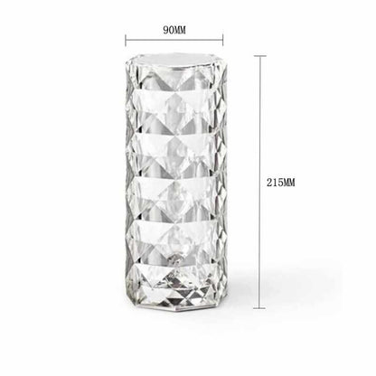 Rechargeable Rose Diamond Table Lamp