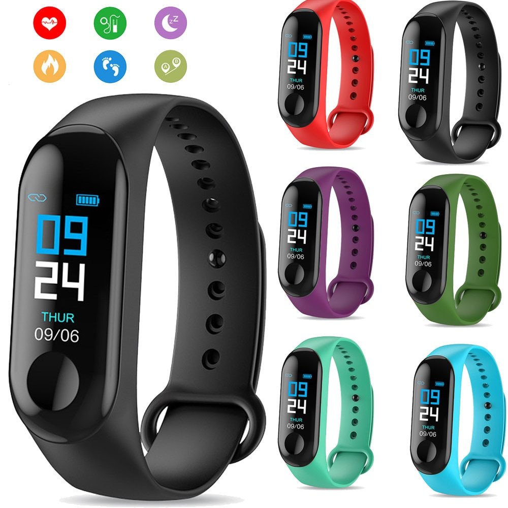 M3 band sport wristband blood pressure monitor heart rate