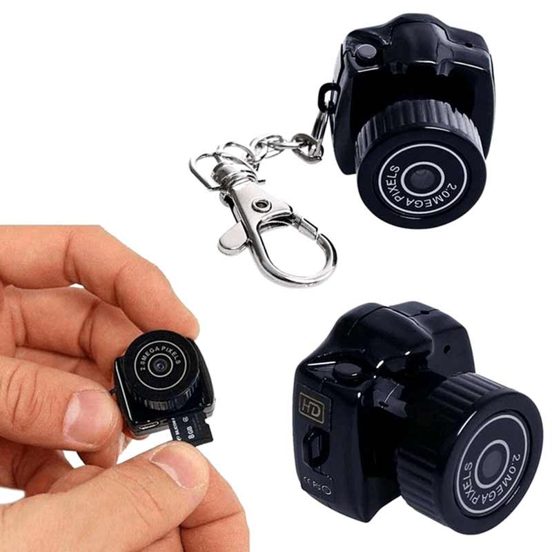 Mini camera portable webcam recorder 480p with key chain