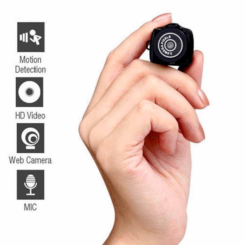 Mini camera portable webcam recorder 480p with key chain