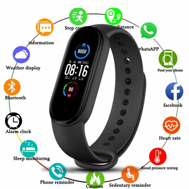 M5 smart watch bluetooth fitness bracelet