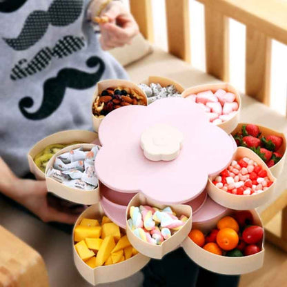 Stylish dry fruit,nimko,nuts storage box..flower shaped