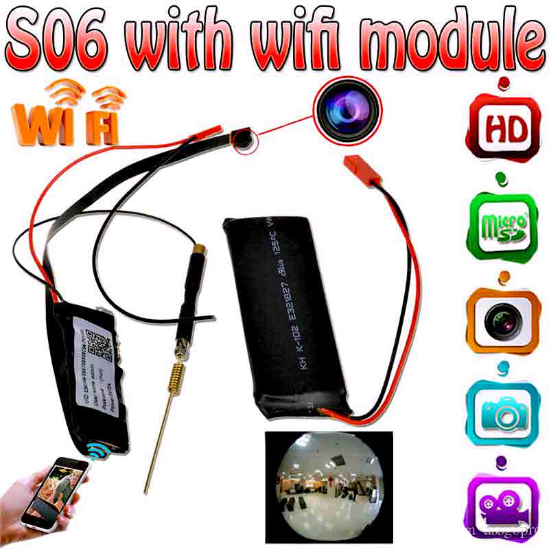 IP Wireless WIFI Camera 1080p With Battery S06