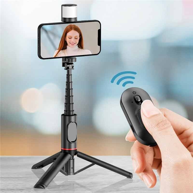 Q12s Selfie Stick With Tripod for Android and iPhone