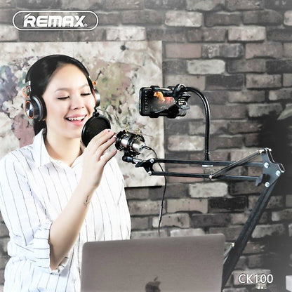 Remax CK100 Mobile Recording Studio Microphone Holder - Black