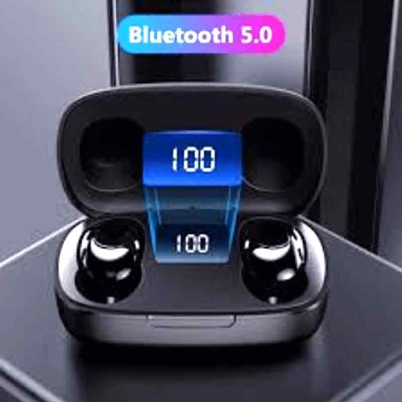 Remax v5 tws wireless earbuds with display