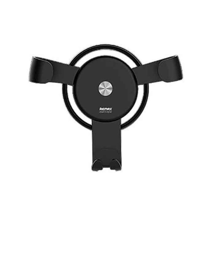 Remax air vent car holder rm-c31 steering wheel style universal gravity bracket - black