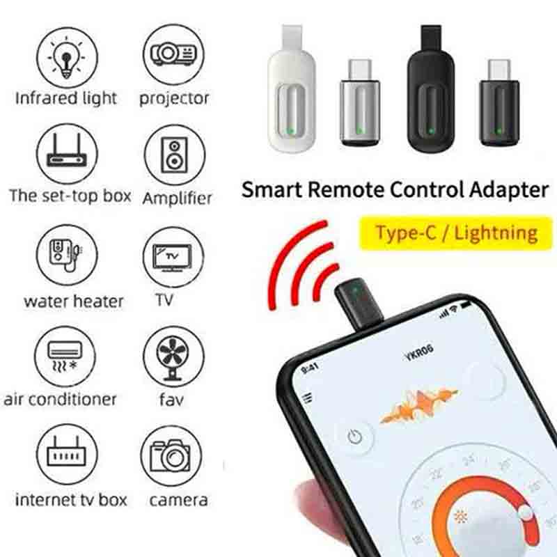 Smart IR Remote Controller for All Devices Type C
