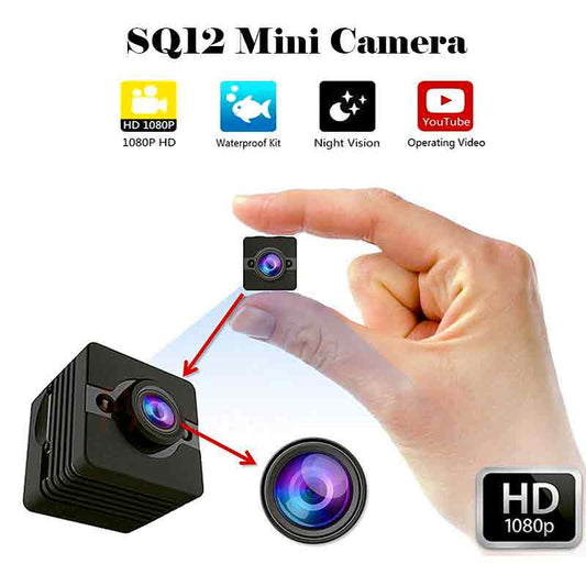 SQ12 Wide Angle Waterproof Mini Camera 1080p HD