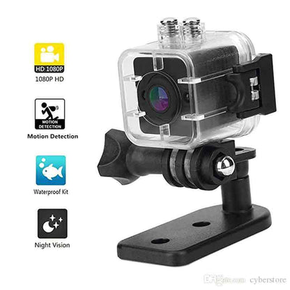 SQ12 Wide Angle Waterproof Mini Camera 1080p HD