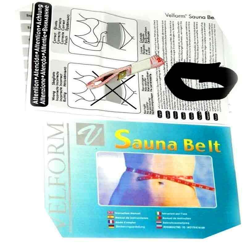 Sauna belt 2 in 1 for fast & easy weight loss