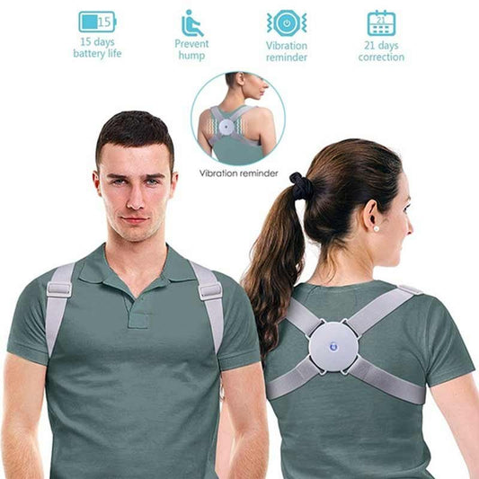 Smart posture corrector with intelligent sensor vibration