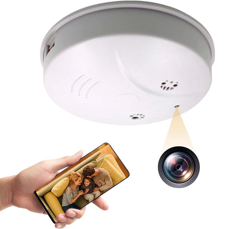 WiFi Smoke Detector Camera HD 1080P