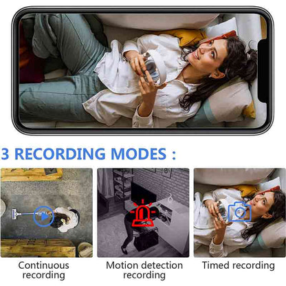 WiFi Smoke Detector Camera HD 1080P