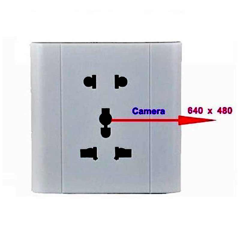 WIFI Wall Socket Room Mini Hidden Spy Secrete CCTV Camera