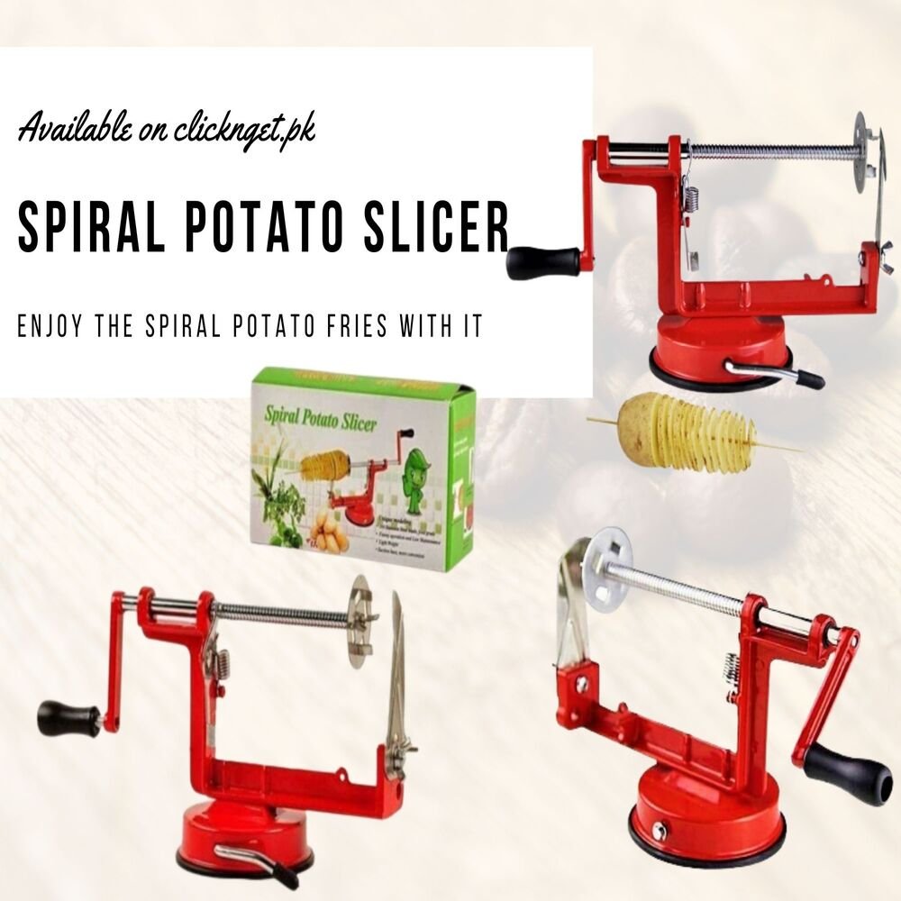 Spiral Potato Slicer - Red