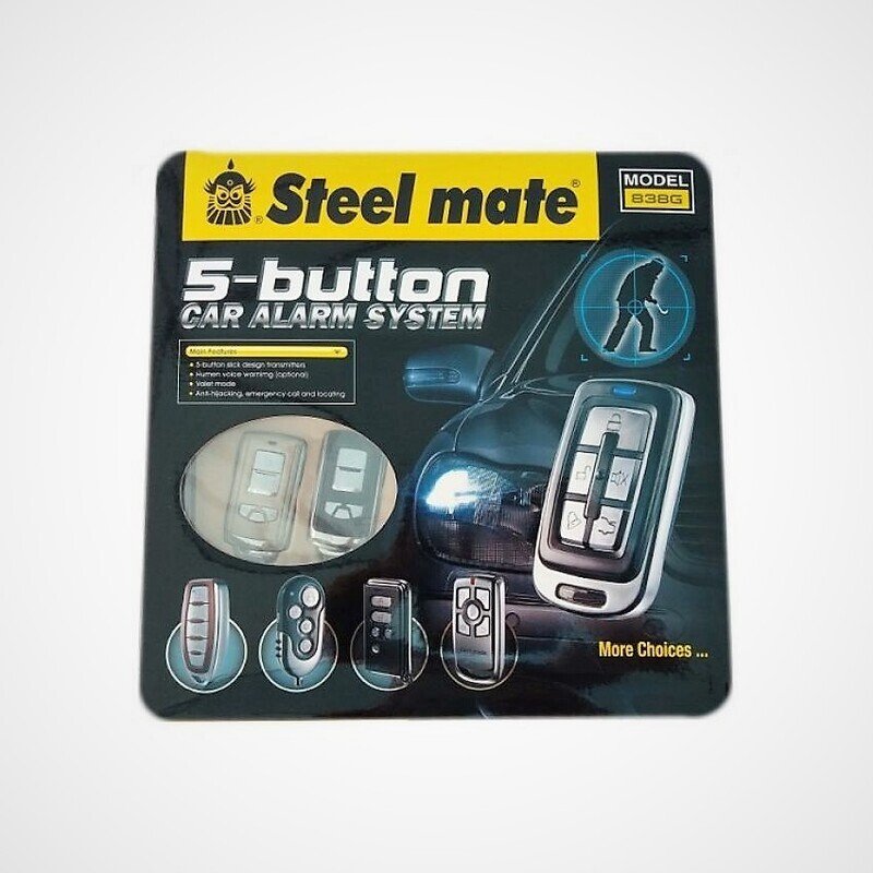 Steel mate 5 button car alarm system 838g